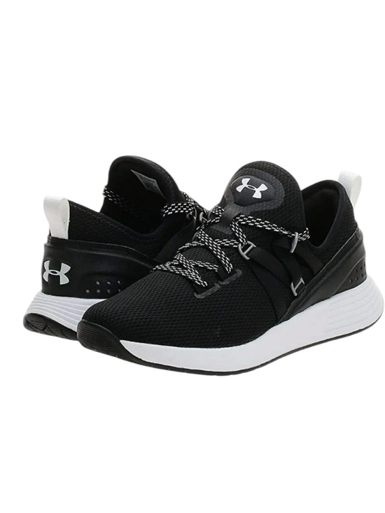 Under Armour Shoes - Under Armour Breathe Trainer Black White Mesh Sneakers - Women's Size 8